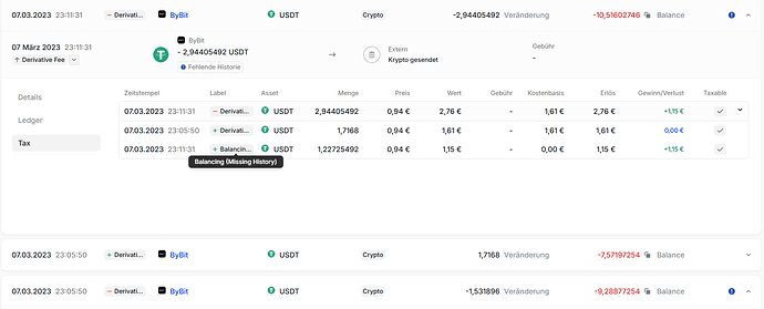 ByBit Trade - Tax 1